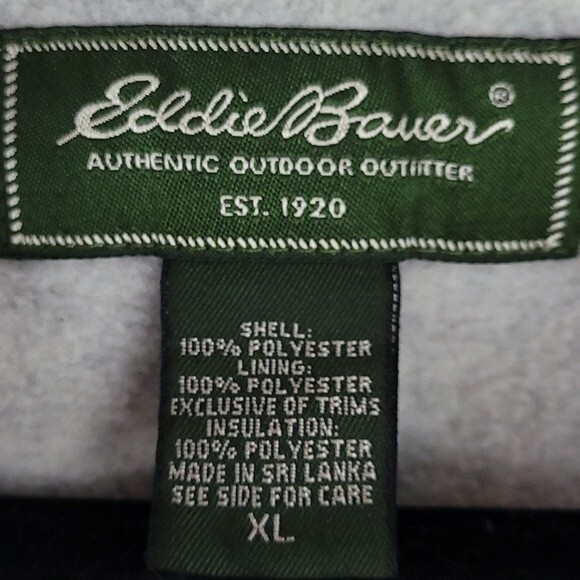 Eddie Bauer Purple Quilt Pattern Vest With Zipper Closure. Size Extra Large. - Picture 9 of 10